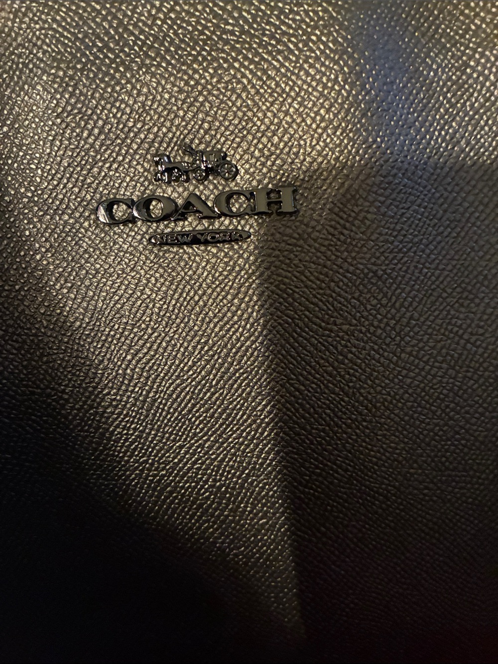 Coach Metallic Rose Gold Tote - Picture 3 of 15